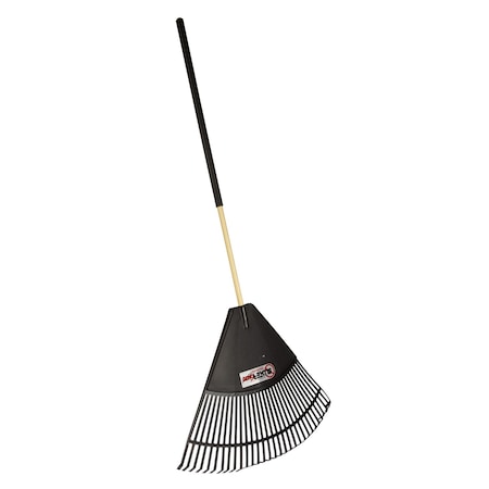Emsco Group 32 in Leaf Rake, 48 in L Hardwood Handle 2860
